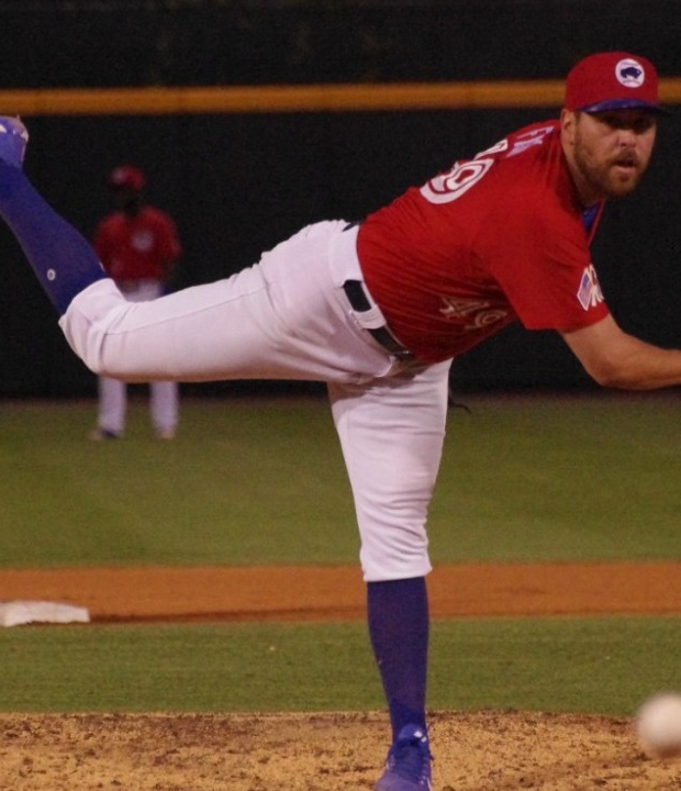 Conor Fisk pitching